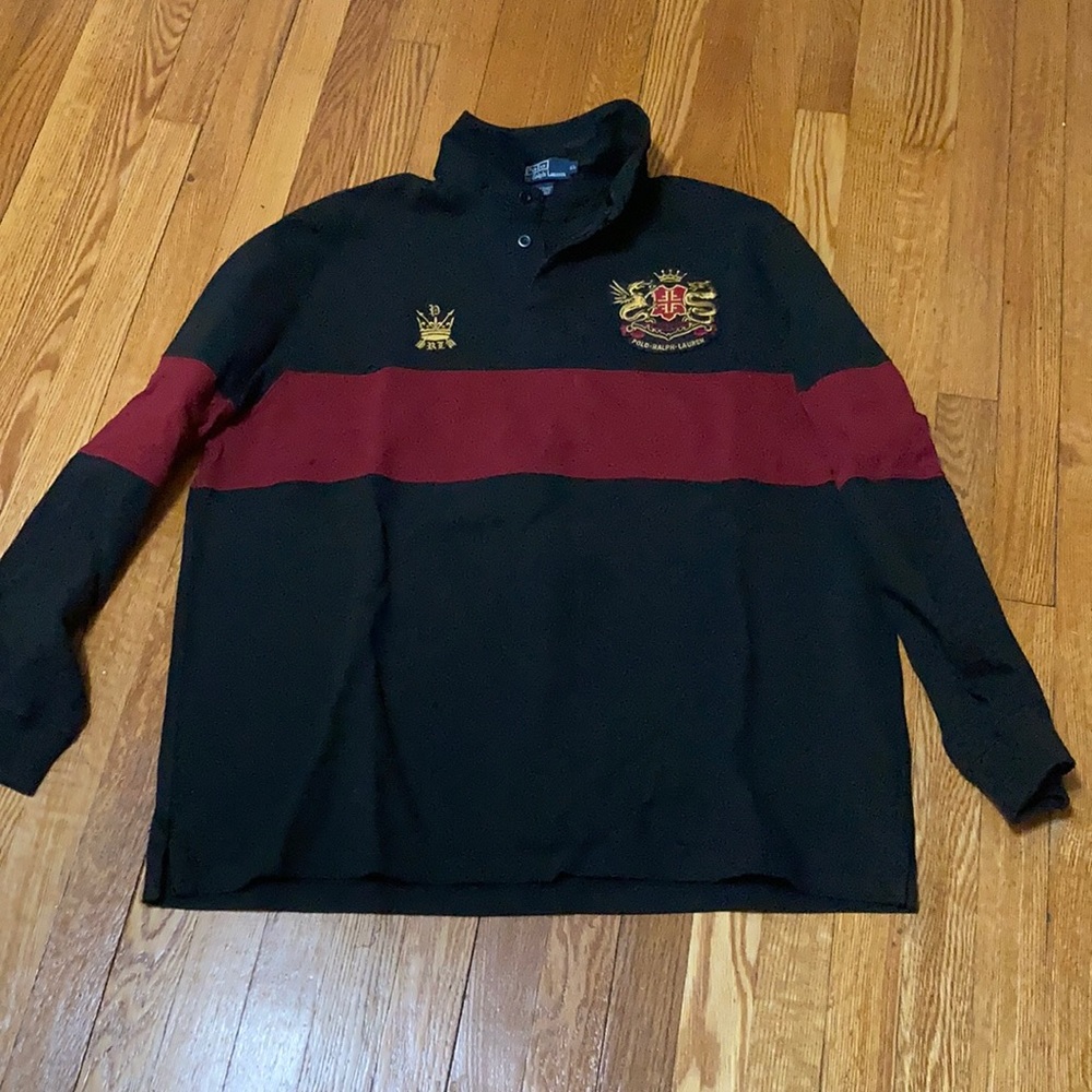 Long sleeve polo rugby